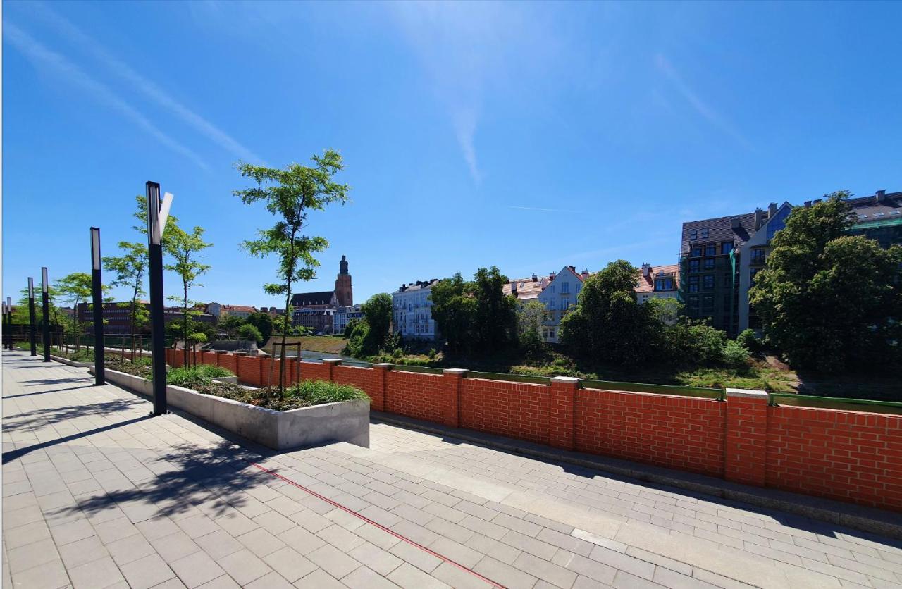 Apartament 55M2 - Darmowy Garaz - Klimatyzacja - Centrum - 24Na7 Breslavia Exterior foto